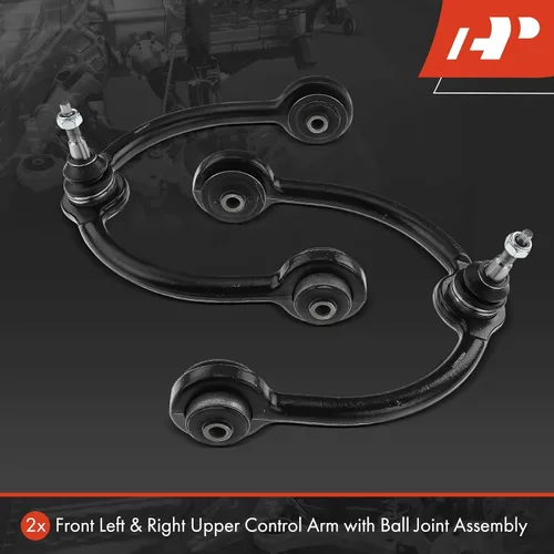 Vista 3 de A-Premium 2 brazos de control superiores delanteros, con rótula y buje, compatibles con Jeep Grand Cherokee 2005-2010, Commander 2006-2010
