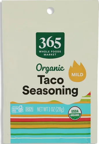 Vista 7 de 365 by Whole Foods Market, Condimento para tacos orgánico picante, 1 onza