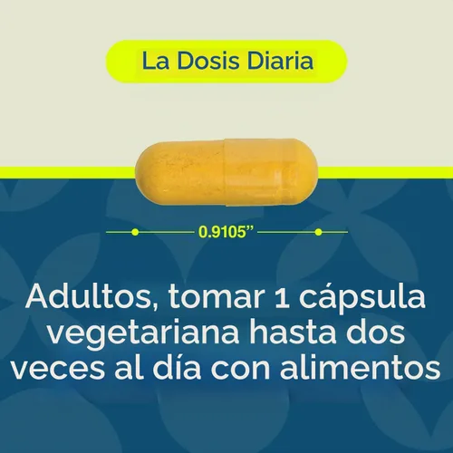 Vista 7 de Nature's Wonder Cúrcuma 500mg con BioPerine 5mg, 90 cápsulas vegetarianas