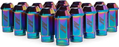 Vista 2 de Mishimoto Tuercas de bloqueo de aluminio M12x1.5, juego de 20 piezas, cromo Neo