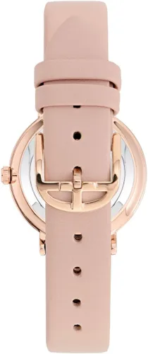 Vista 3 de Ted Baker Señoras Rosa Eco Reloj Correa De Cuero Genuino (Modelo BKPPHF3079I), Rosado, Classic