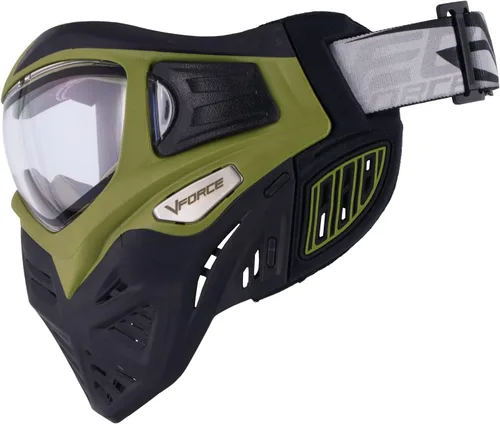 Vista 4 de VForce Grill 2.0 - Máscara de paintball con doble lente térmica, cocodrilo