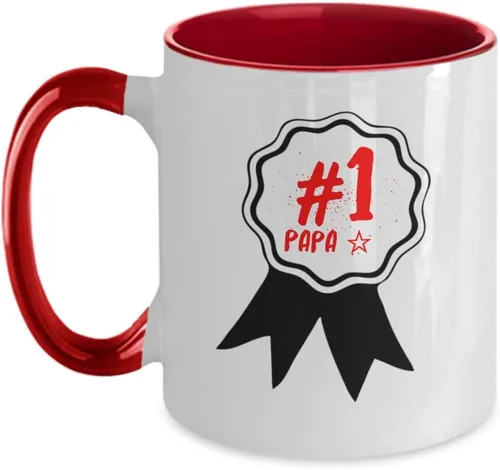 Vista 4 de Regalos de mejor papa del mundo Día del Padre Regalos para papa en su día regalo para papi, abuelos, día del padre mejor padre Taza regalo