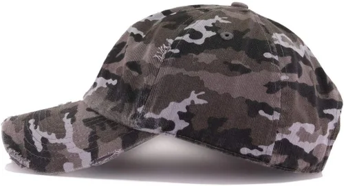 Vista 2 de The Rock Bull - Gorra de béisbol vintage bordada de algodón ajustable envejecida