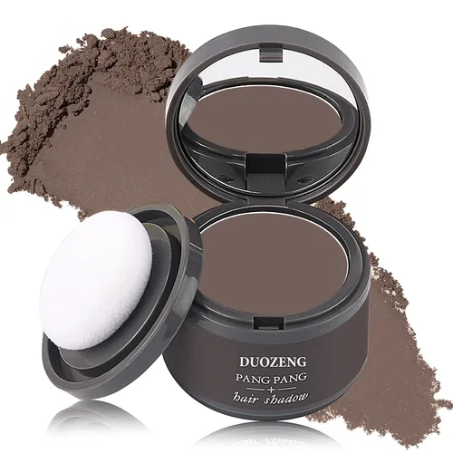 Vista 19 de Cubierta de raíz en polvo para cabello fino (7# castaño castaño) para mujeres y hombres