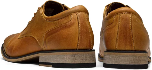 Vista 6 de Jousen Zapatos de vestir para hombre, zapatos Oxford de cuero formales, zapatos clásicos de negocios Derby