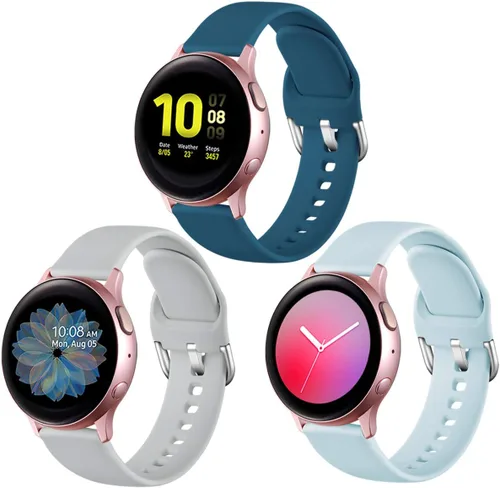 Vista 17 de Lerobo - Bandas compatibles con Samsung Galaxy Watch Active/Active 2 de 1.57 y 1.73 pulgadas/Galaxy Watch 1.65 pulgadas. Correa de reloj para Arena