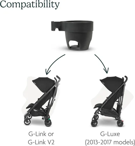 Vista 5 de UPPAbaby Portavasos (solo se adapta a cochecitos G-Luxe (modelos 2013-2017), G-Link y G-Link V2)