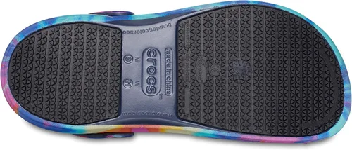 Vista 3 de Crocs Zuecos unisex para hombres y mujeres con gráfico bistró Zapatos de trabajo antideslizantes