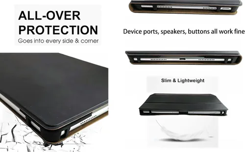 Vista 4 de Funda delgada compatible con Olax Magic Q8 8.0 pulgadas Tablet Case Flip Stand Cover GGQ