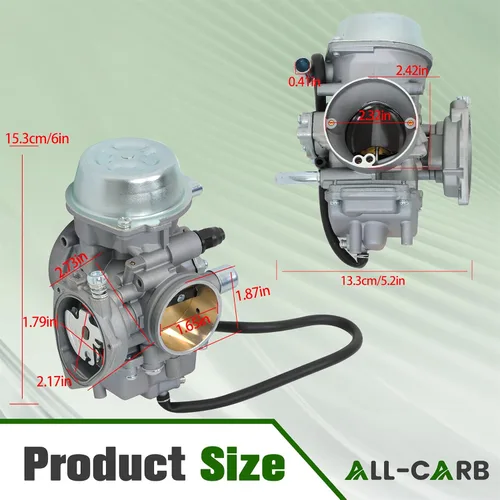 Vista 2 de ALL-CARB Repuesto de carburador para John Deere Trail Buck 650 John Deere buck 500 Carb