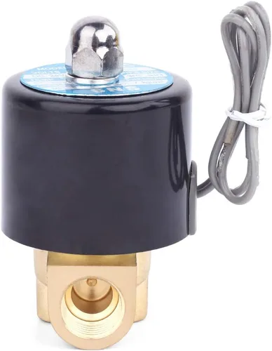 Vista 3 de SNS 3/8 "válvula electromagnética eléctrica de latón de latón NPT DC12V agua normalmente cerrada, aire, diesel 2W040-N10/DC12V