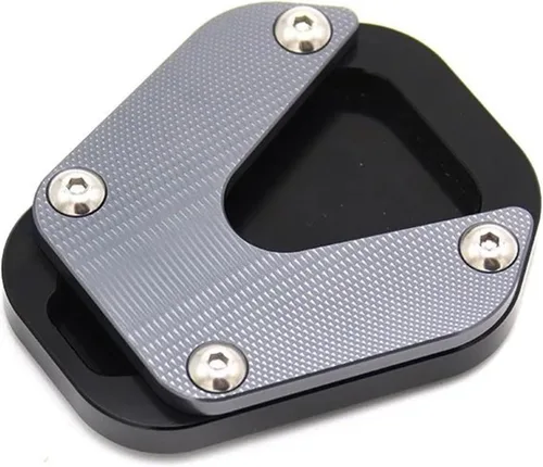 Vista 17 de Motorcycle Kickstand Extension Pad for Benelli TRK502 TRK 502 2020 2021 Foot Side Stand Support Plate Enlarger (Color : B Black)