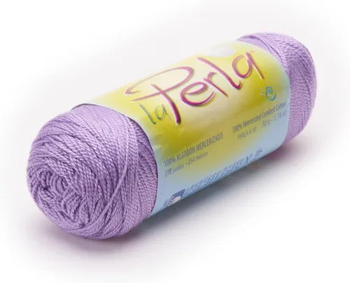 Vista 7 de LA Perla de Omega - Hilo Perle 100% algodón mercerizado ideal para ganchillo fino - Color: 01 - Blanco 601
