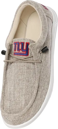 Vista 19 de FOCO Men's NFL Team Logo Lightweight Loafers Lace Up Cotton Knit Shoes