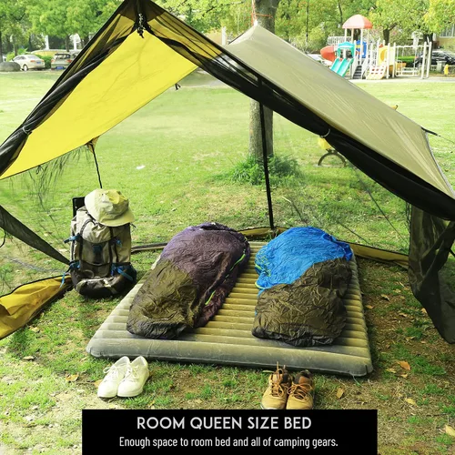Vista 6 de Preself Screen House for Hammock Canoe Picnics Backyards Backpacking Camping Beach in Summer