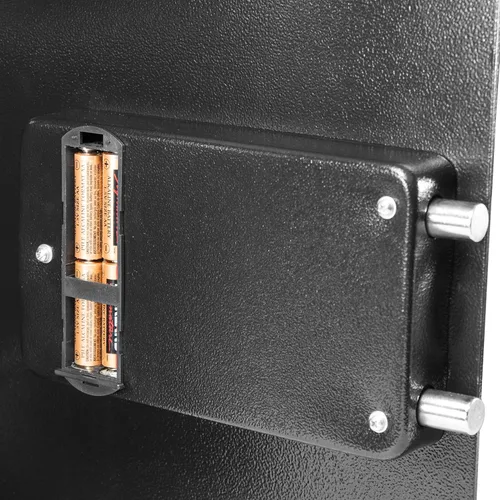 Vista 10 de Barska Caja fuerte de pared biométrica de seguridad de huellas dactilares 0.52 pies cúbicos