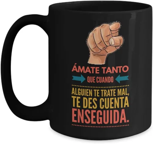 Vista 3 de Regalo para hermana Taza de Cafe para navidad Perfecto regalo para graduados, profesionales y estudiantes de enfermeria Vaso con afirmaciones