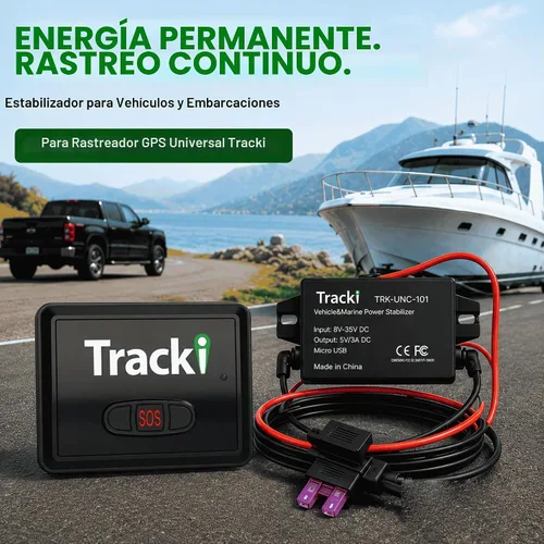 Vista 8 de Tracki - Kit de cables para vehículos y marinos, 12 V/24 V a micro USB