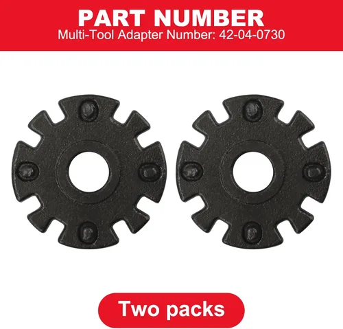 Vista 6 de 42-04-0730 Adaptador para Milwauke-e 2426-20, 2426-059 Multi-Herramienta-2 Pcs