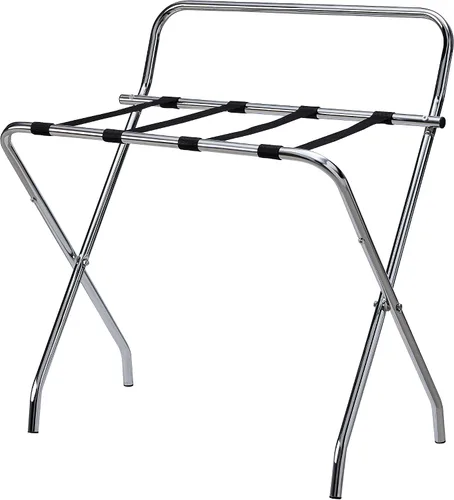 Vista 7 de KB Designs - Soporte de maleta plegable de metal con acabado dorado para habitación de invitados, hotel, dormitorio Oro