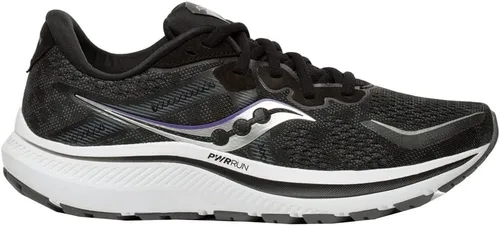 Vista 3 de Saucony Omni 20 - Tenis de correr para mujer, NegroBlanco