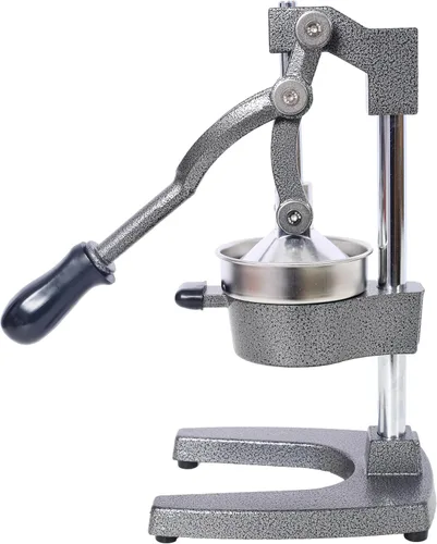 Vista 5 de Exprimidor comercial de cítricos de hierro fundido, prensa manual extra grande de jugo de naranja, exprimidor de mano resistente