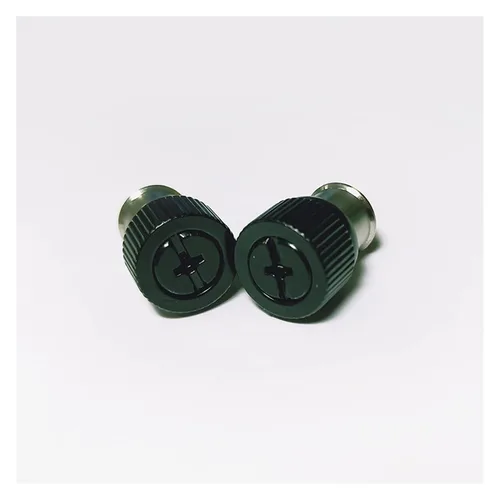 Vista 2 de SSIMOO Tornillo remachador de presión negro PF11-M3-1, tornillos de resorte cautivos para panel cautivo, tornillos de combinación de gabinete, 6 uds