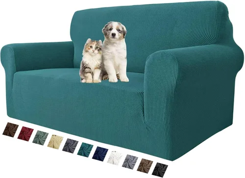 Vista 93 de MAXIJIN Funda elástica para silla con brazos, 1 pieza para sofá o silla de estar, funda antideslizante (31-46 pulgadas), protector de muebles que se