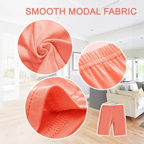 Vista 4 de Pantalones cortos de ciclismo transpirables para niñas, paquete de 5 unidades, pantalones cortos deportivos activos, pantalones cortos de ciclismo