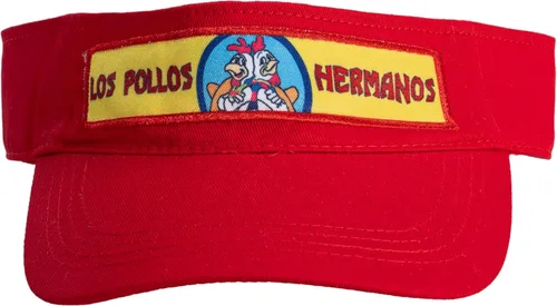 Vista 4 de Los Pollos Bad Chicken Man Restaurante Delantal y Visera Disfraz de Halloween Cosplay Rojo