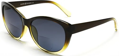 Vista 4 de Lentes de sol bifocales para mujer, lentes para leer bajo el sol en forma de ojo gatuno