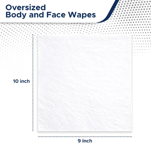 Vista 3 de Wash Yo Self Body Wipes - Toallitas húmedas desechables empaquetadas individualmente para niños y adultos, paquete de 40