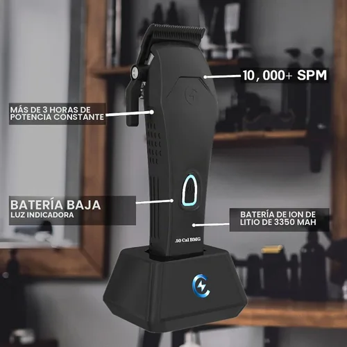Vista 4 de Caliber Pro - Cortadora de motor magnético inalámbrico profesional de 0.50 Cal BMG - Cortadora de motor magnética inalámbrica profesional