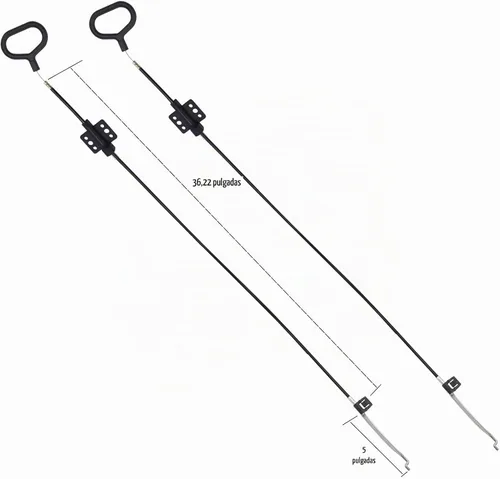 Vista 2 de Nonley Cables reclinables para sofá, paquete de 2 cables de liberación de sofá, piezas de repuesto para sillón reclinable, anillo D, asa de tirar