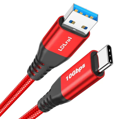 Vista 8 de Cable USB C de 10 Gbps para Android Auto 6 Pulgadas/0.5 Pies, Cable USB C 3.1 Gen2 de 3.1A de Transferencia de Datos, Carga Rápida Tipo C CarPlay
