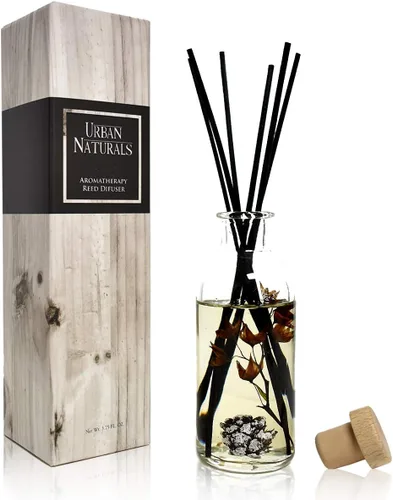 Vista 11 de Urban Naturals Amber & Lavender - Juego de difusor con varillas aromáticas Colección de aromaterapia (Awaken + Renew) Mind & Body Ambientador