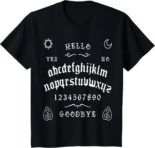 Vista 52 de Camiseta inspirada en la tabla Spirit Board Ouija Asphalt Grey