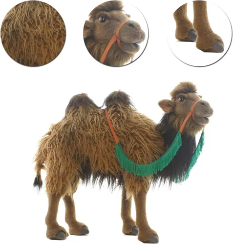 Vista 7 de HANSA Bactrian 2 Joroba Camel Peluche