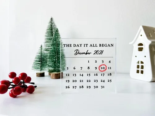 Vista 3 de Regalo de Calendario Personalizado - Recuerdo Romántico, Regalos de Boda, Regalo para Él, Regalo de Aniversario, Regalo para Parejas, Regalos