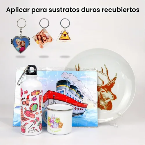 Vista 8 de 100 hojas de papel de sublimación para inyección de tinta de 8.3 x 3.9 pulgadas