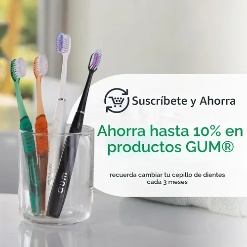 Vista 8 de GUM Technique Deep Clean Cepillo de dientes - Compacto suave - Cepillos de dientes suaves para adultos con encías sensibles - Cerdas extra finas, 1