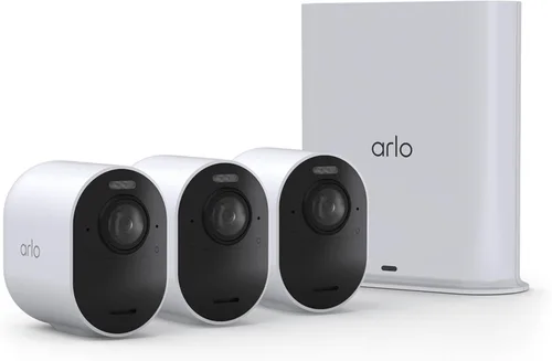 Vista 10 de Cámara de Seguridad Arlo Ultra 4K HDR (3ª Generación, Lanzamiento 2025) + SmartHub, Alimentación por Batería, Respuesta de Emergencia, Subtítulos