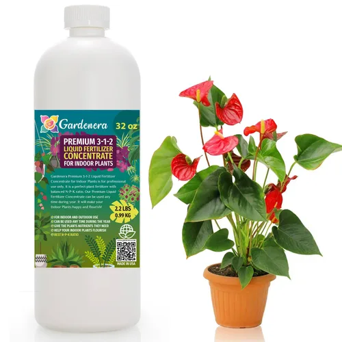Vista 48 de GARDENERA Fertilizante Líquido Concentrado Multiusos Premium 3-1-2 para Todas las Plantas y Flores de Interior - Promueve el Crecimiento de Biomasa