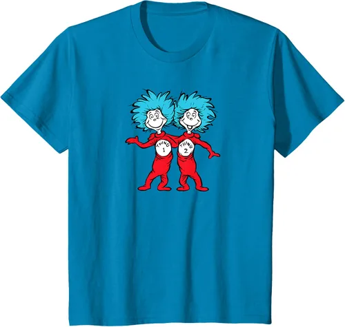 Vista 58 de Dr. Seuss Thing 1 Thing 2 Buddies - Camiseta Negro