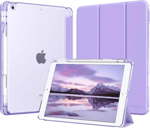 Vista 35 de MoKo for iPad 9th/8th/7th Generation Case 10.2-Inch with Pencil Holder,Pink