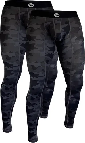 Vista 26 de RM Real Men Leggings de nailon para correr, tamaño de bolsa personalizada ABCD, cintura XS-5XL, pantalones de yoga, medias, capa base para clima