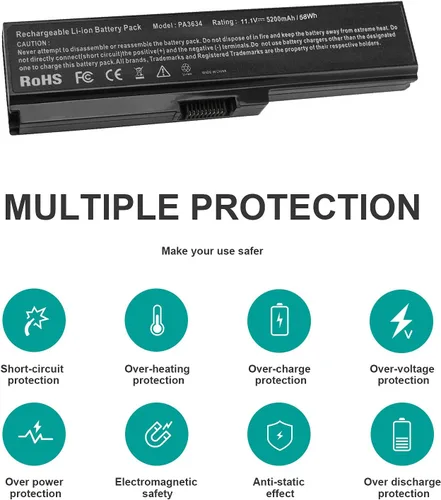 Vista 4 de Fancy Buying PABAS228 - Batería para portátil Toshiba Satellite T100 Serie T110 Satélite T110-00D Satélite T110-107 Satélite T110-10J Satélite