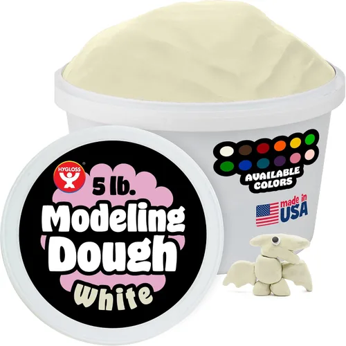 Vista 30 de Hygloss Masa de Modelado para Niños – Masa Sensorial Segura y No Tóxica para Artes y Manualidades – Tubo de 1.4 kg – Arcilla de Juego