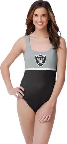 Vista 20 de FOCO Traje de baño de una pieza con logotipo del equipo de la NFL para mujer